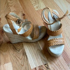 Michael kors espadrilles wrap around ankle size 8